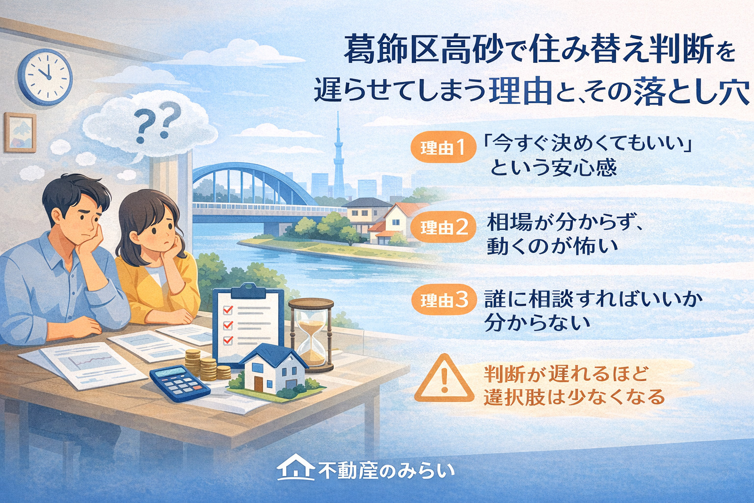 葛飾区高砂で住み替え判断を遅らせてしまう理由と注意点