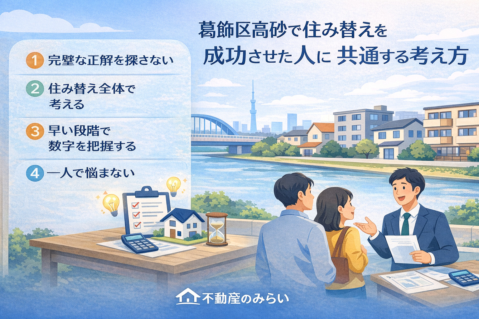 葛飾区高砂で住み替えを成功させた人に共通する考え方
