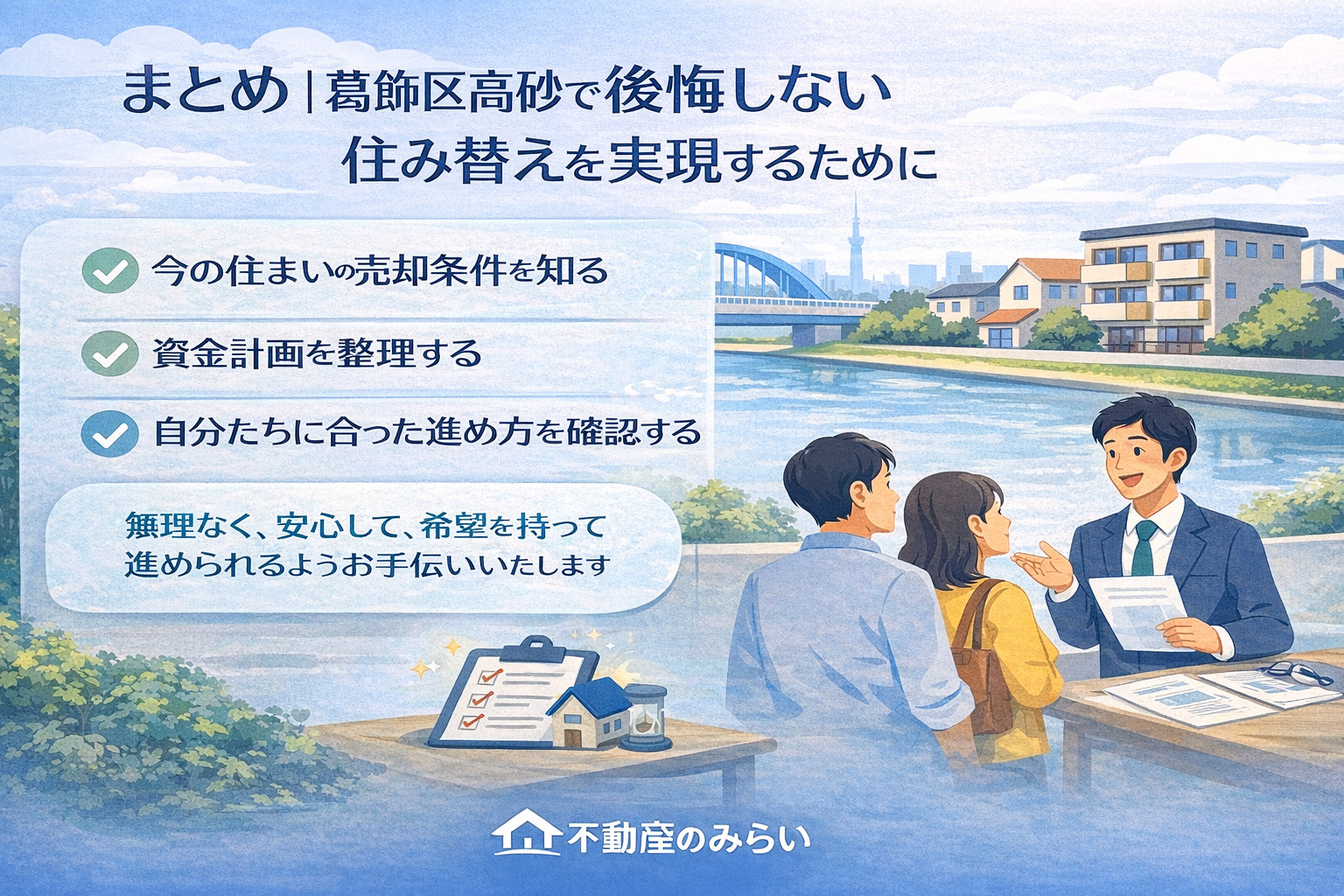 葛飾区高砂で後悔しない住み替えを実現するためのまとめ
