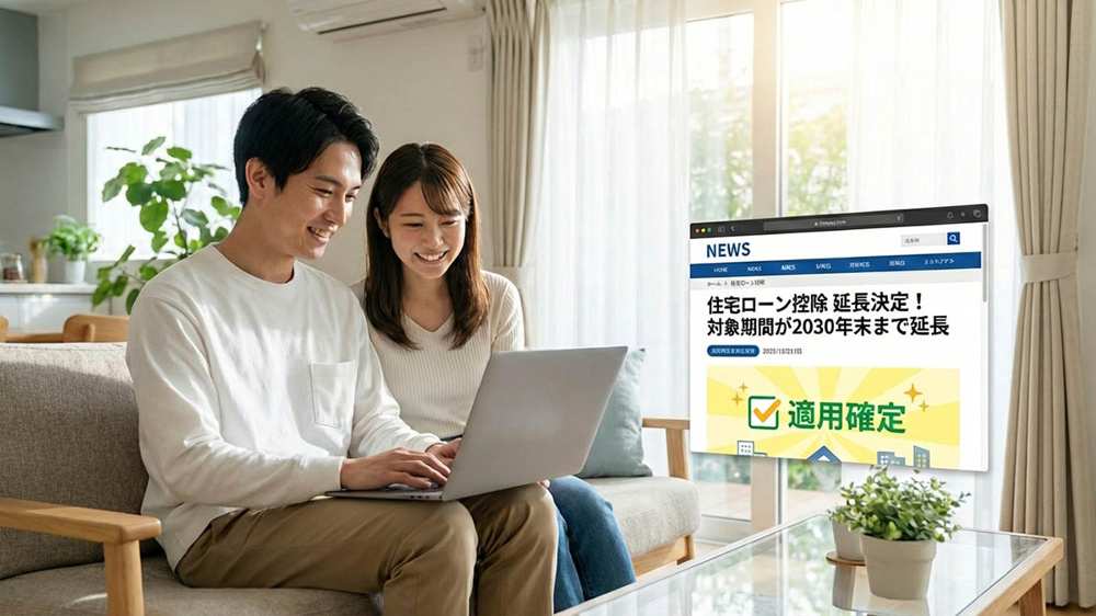 【速報】住宅ローン控除5年延長！2030年までの購入チャンスの画像