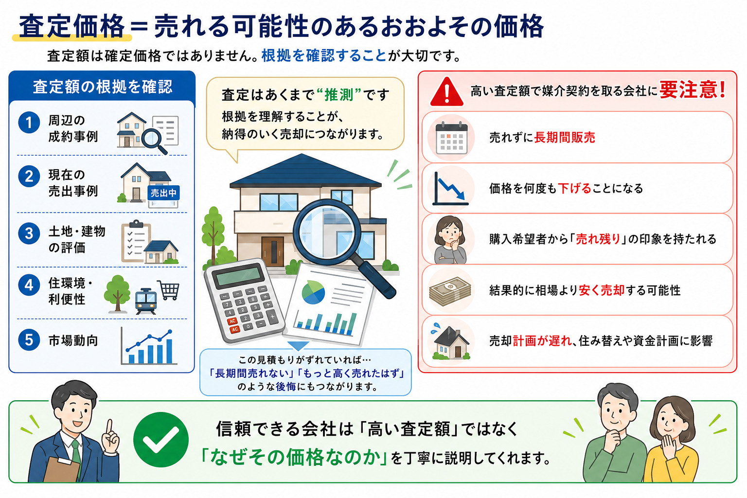 査定金額の根拠を知れば高値売却も狙える！売主が押さえるべきポイントを紹介の画像