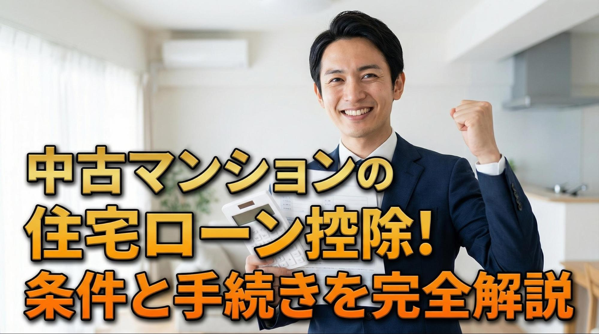 中古マンションの住宅ローン控除！条件と手続きを完全解説の画像