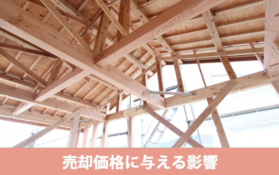 築年数が木造住宅の売却価格に与える影響