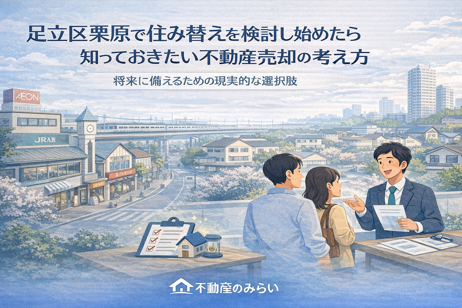 足立区栗原で住み替えを検討し始めたら知っておきたい不動産売却の考え方｜将来に備えるための現実的な選択肢の画像