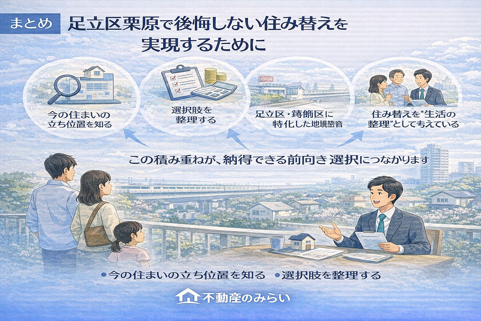 足立区栗原で後悔しない住み替えを実現するためのまとめ