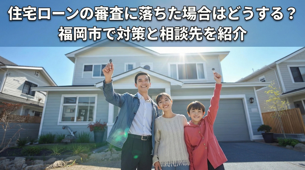 住宅ローンの審査に落ちた場合はどうする？福岡市で対策と相談先を紹介の画像