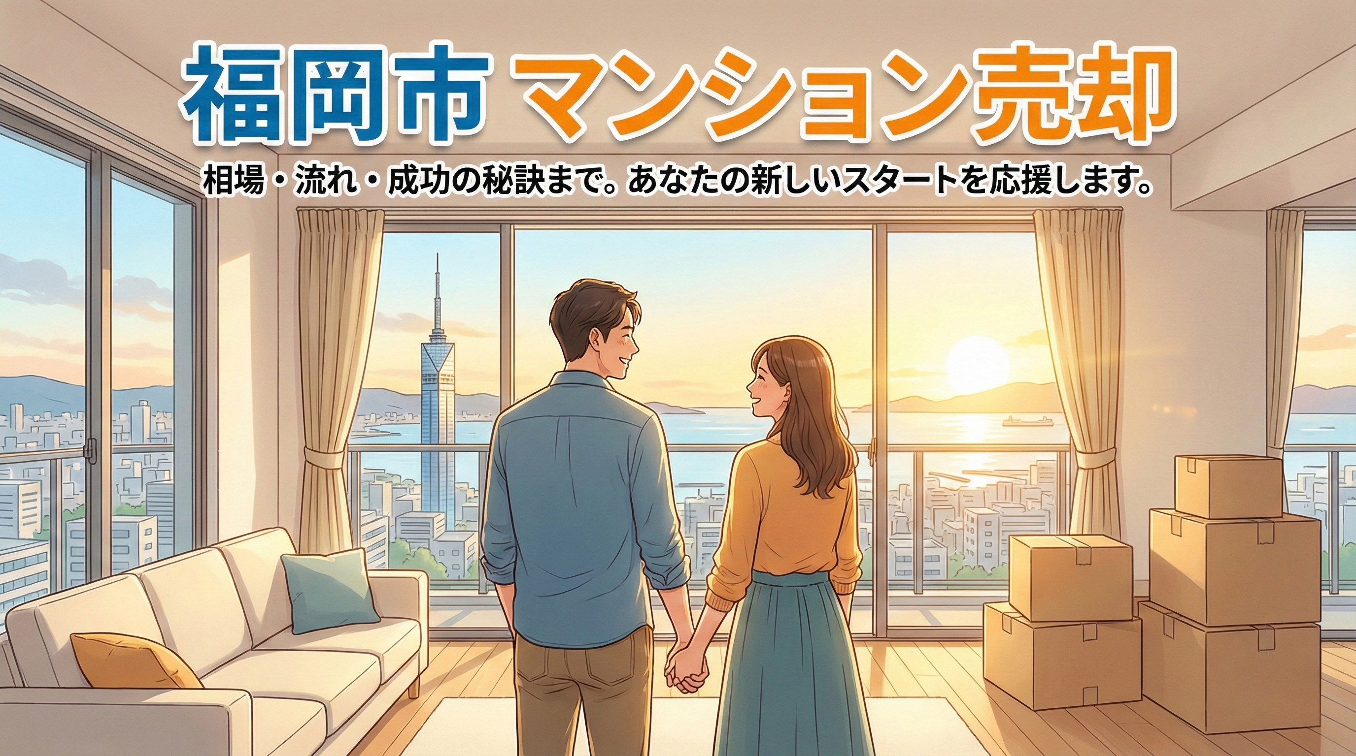 福岡市でマンション売却をお考えですか?相場や流れを知りたい方に情報をお届けの画像