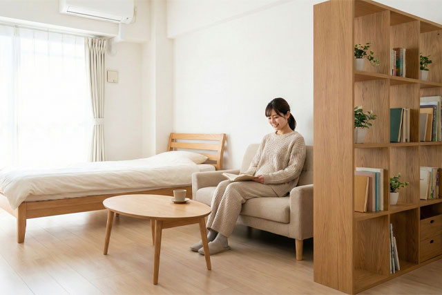 ワンルームレイアウトの悩み