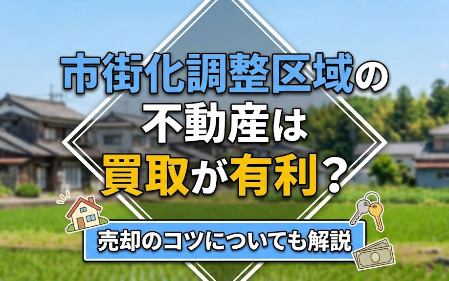 市街化調整区域の不動産は買取が有利？売却のコツについても解説