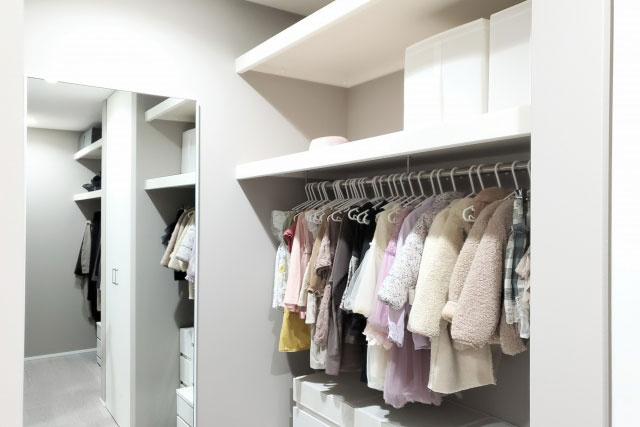 Ⅱ型クローゼットの特徴と収納方法