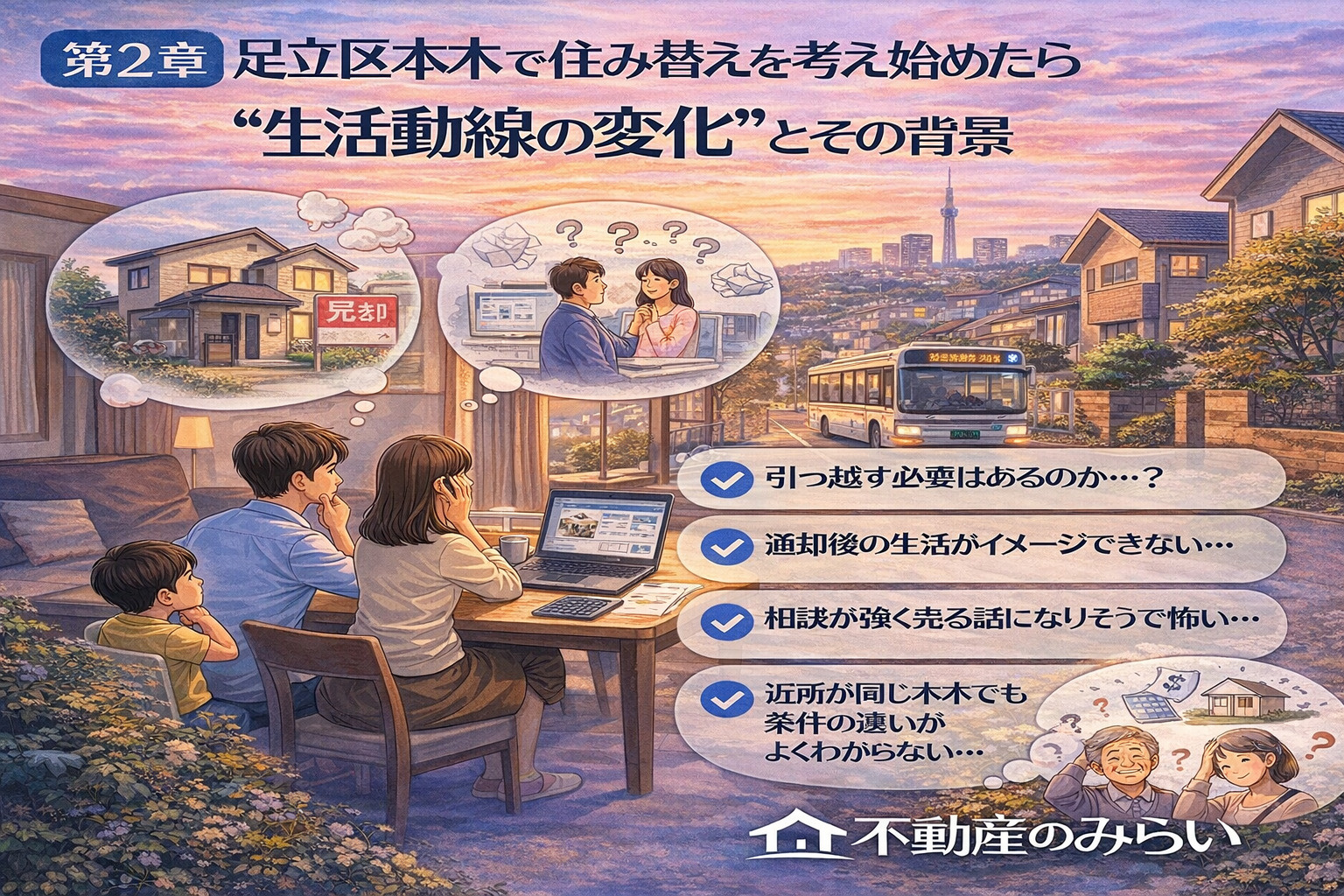 足立区本木で住み替え判断を遅らせてしまう理由と注意点