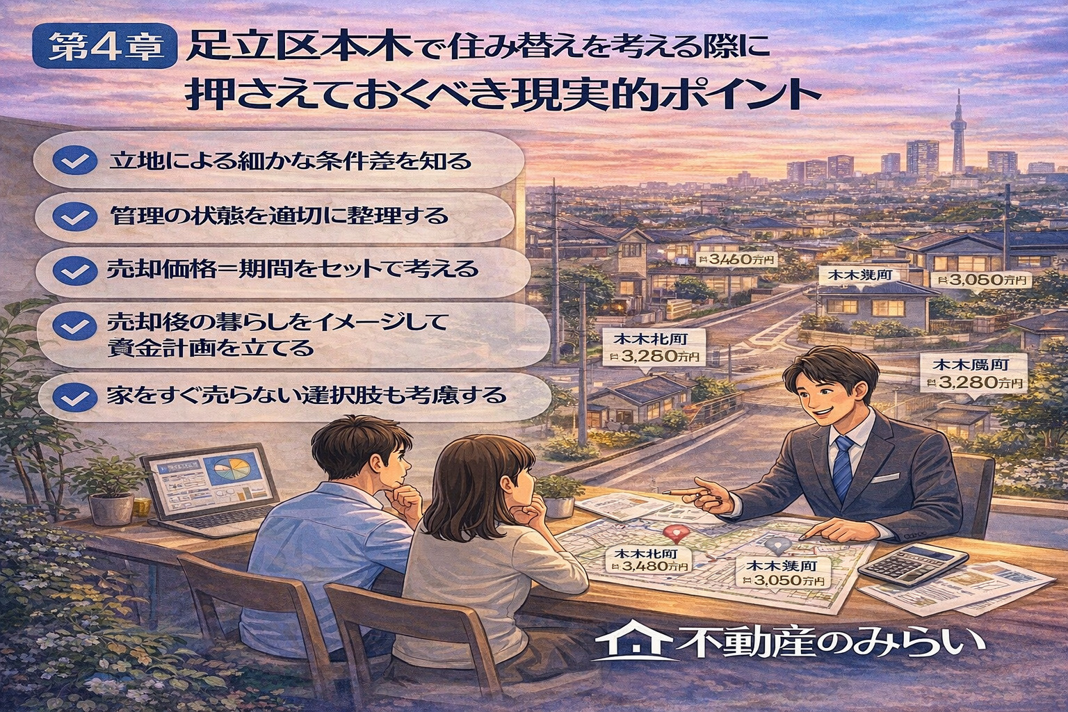 足立区本木で住み替えを進める際に押さえるべき現実的ポイント