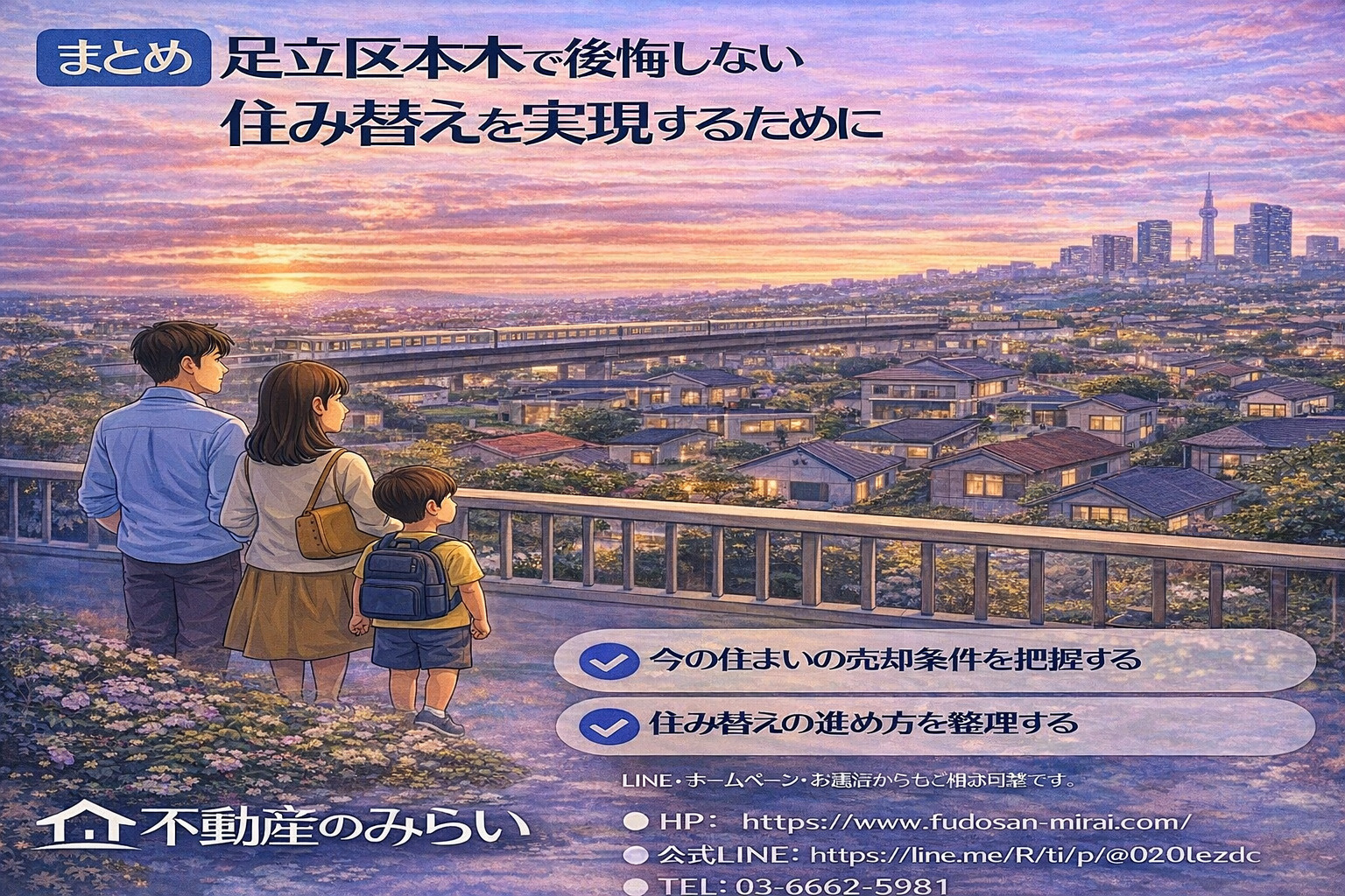足立区本木で後悔しない住み替えを実現するためのまとめ