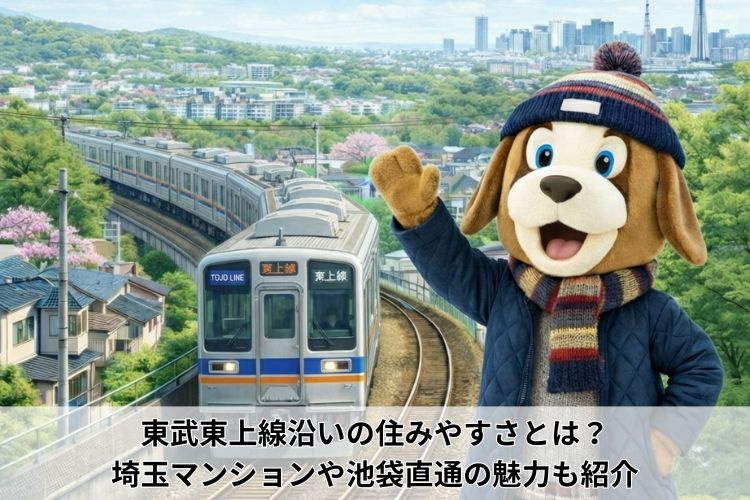 東武東上線沿いの住みやすさとは？埼玉マンションや池袋直通の魅力も紹介の画像