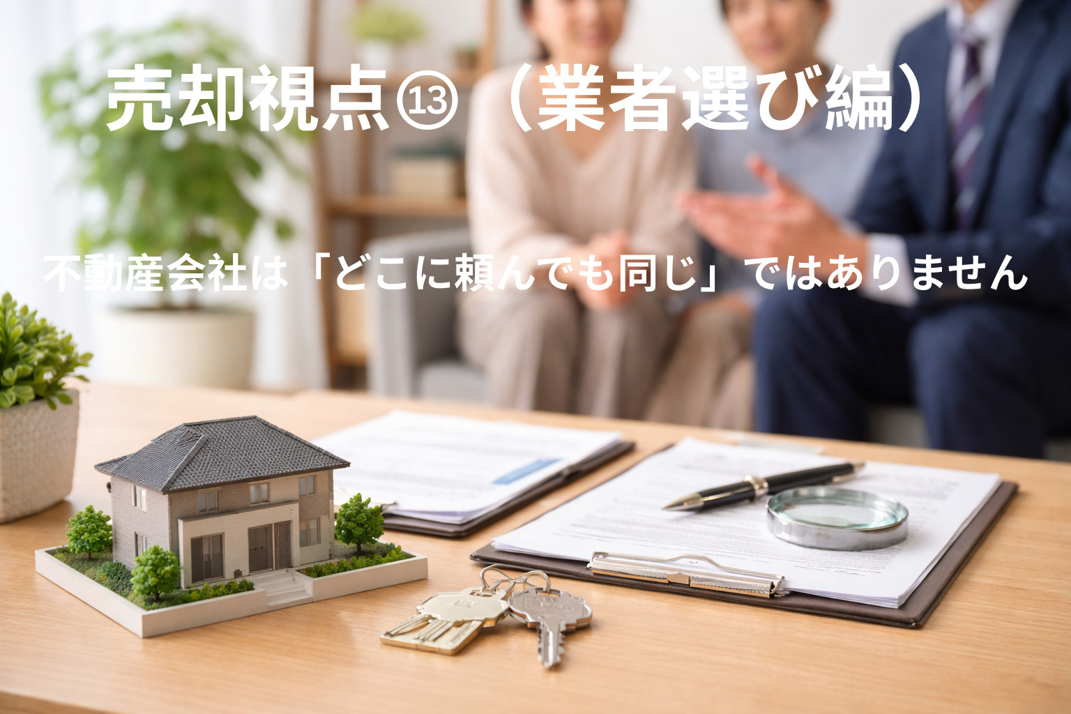 不動産会社は「どこに頼んでも同じ」ではありませんの画像