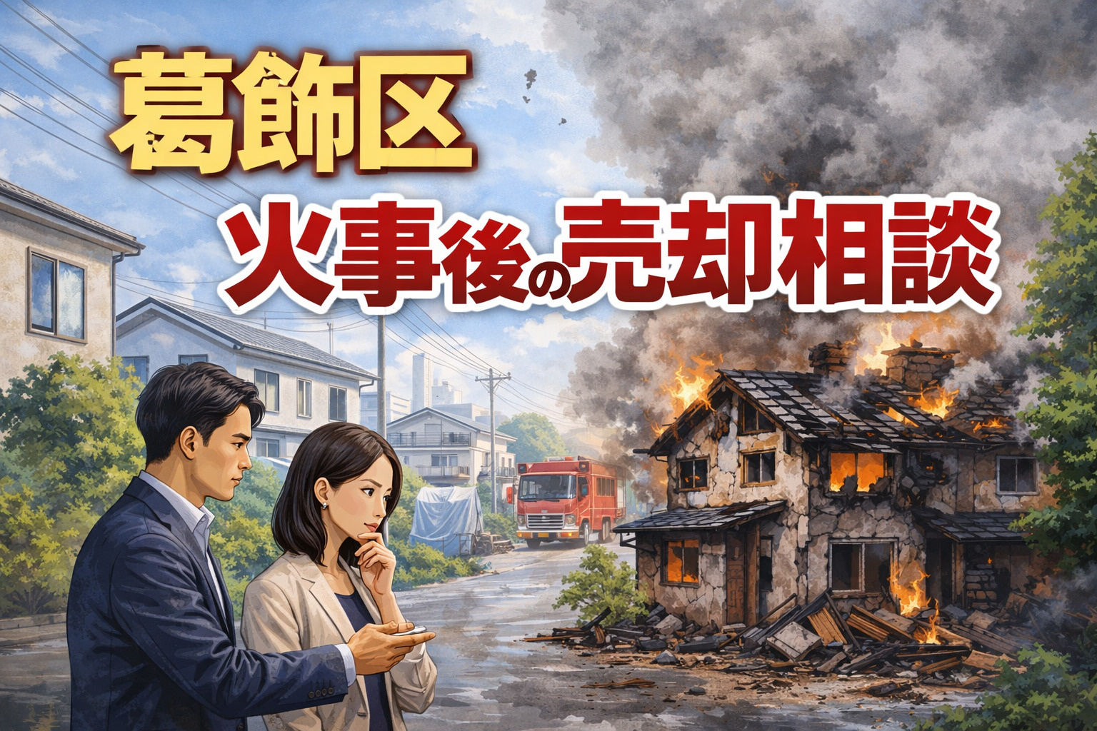 葛飾区で実際に多い火事後の不動産売却相談の内容を解説