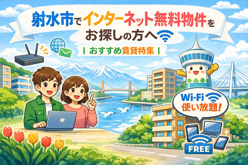 射水市でインターネット無料のお部屋探しをしている方への画像