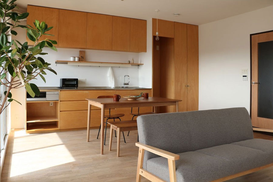 木の温もりを感じるナチュラル素材のリノベーション。余白のある暮らしを楽しむマンション。―プリオーレ京都西院　6階―の画像