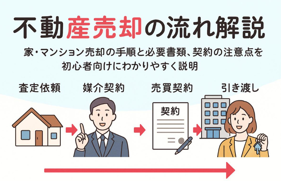 家の売却を考える初心者の方へポイントを解説！流れや費用の基本も紹介の画像