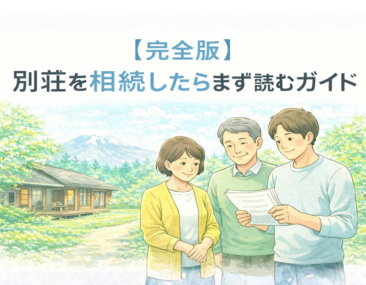【完全版】別荘を相続したらまず読むガイド｜手続き・費用・活用法の画像