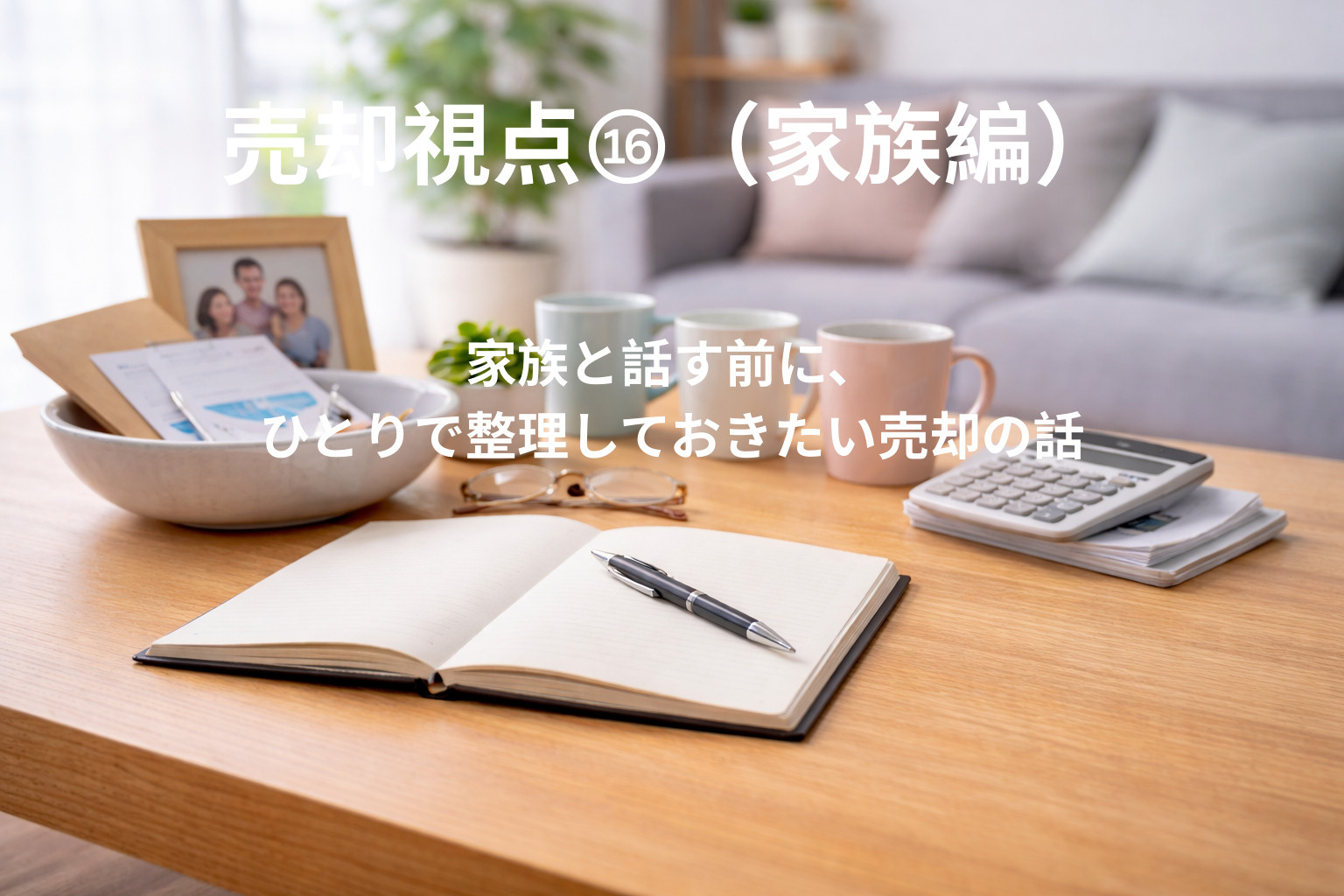 家族と話す前に、ひとりで整理しておきたい売却の話の画像