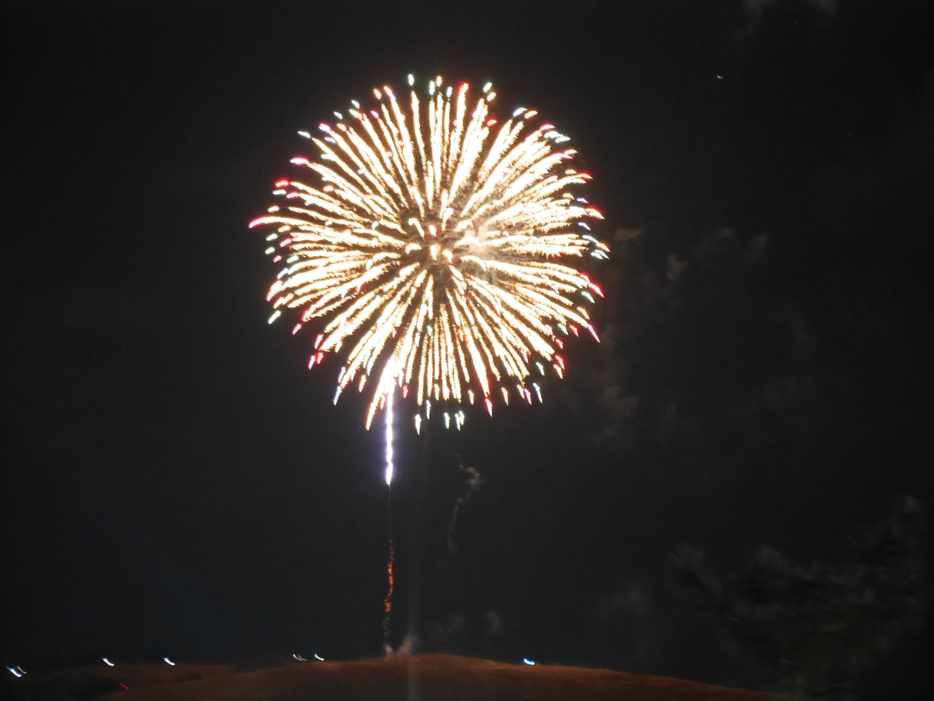 冬の花火の画像