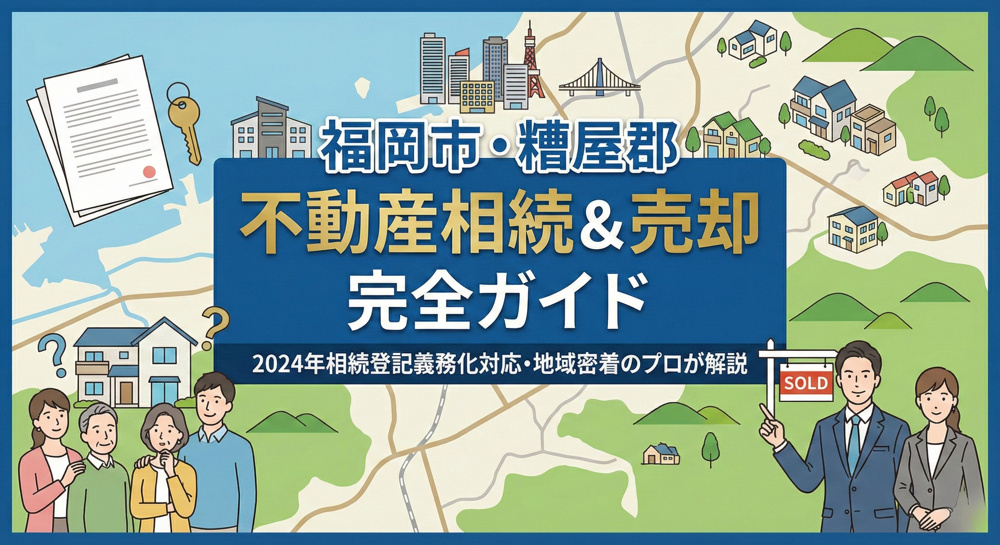 福岡市で相続した不動産の流れはどう進む？売却までの手順を簡単に紹介の画像