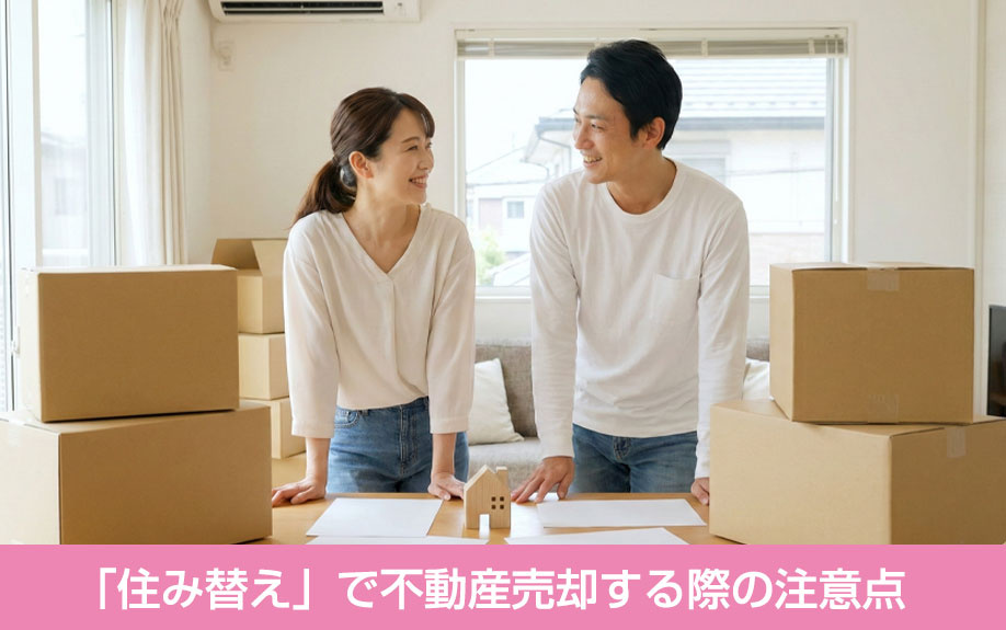 「住み替え」で不動産売却する際の注意点