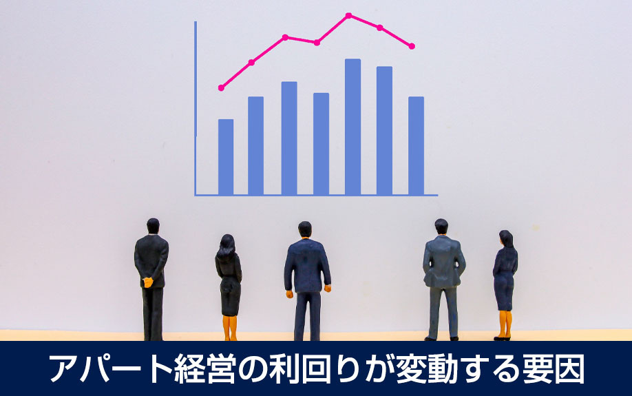 アパート経営の利回りが変動する要因