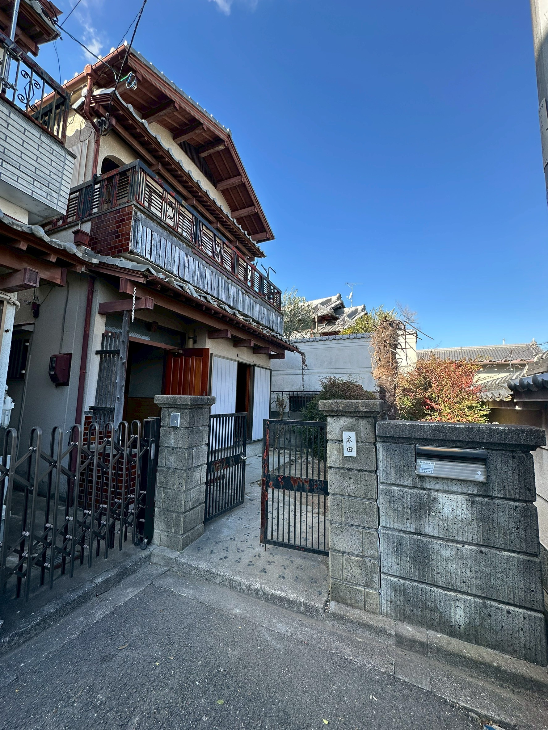 堺市美原区北余部｜建築条件なし・リフォームも可能な売り土地の画像