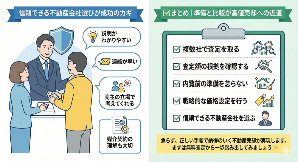 不動産を1円でも高く売るコツ｜査定から始める完全ガイドの画像