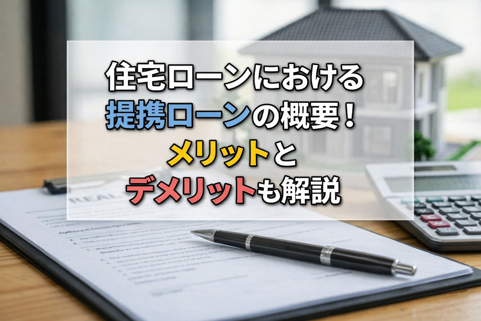 住宅ローン提携ローンのメリットデメリットは？他の金融機関との違いも解説