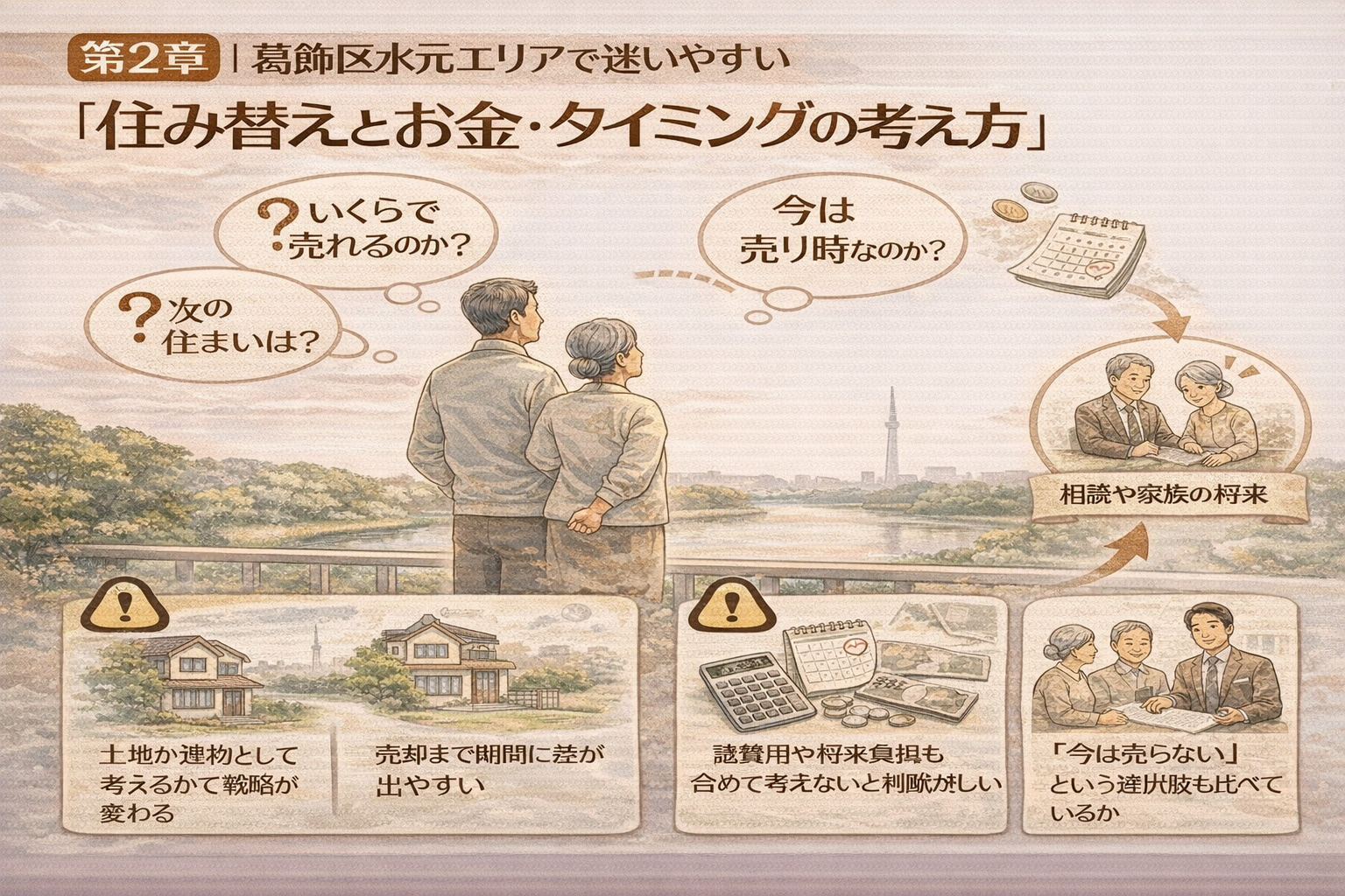 葛飾区水元で住み替え時に迷いやすいお金とタイミングの考え方