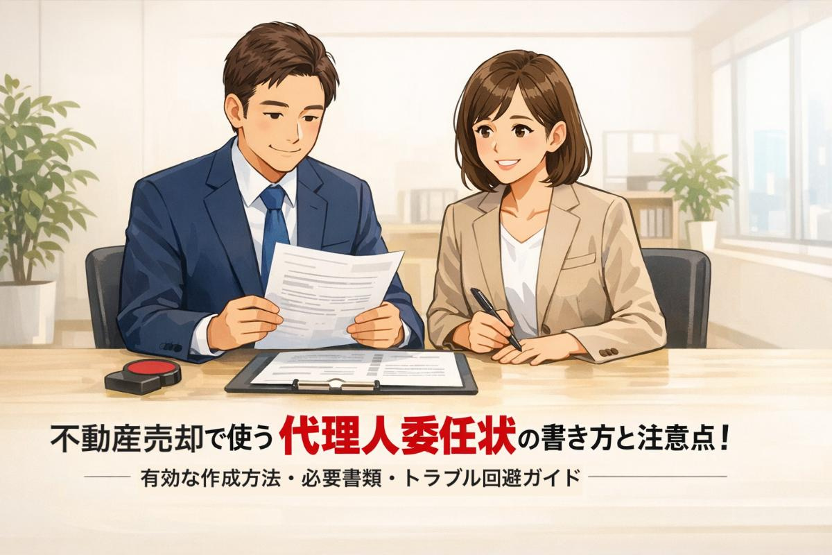 不動産売却で使う代理人委任状の書き方と注意点｜有効な作成方法・必要書類・トラブル回避ガイドの画像