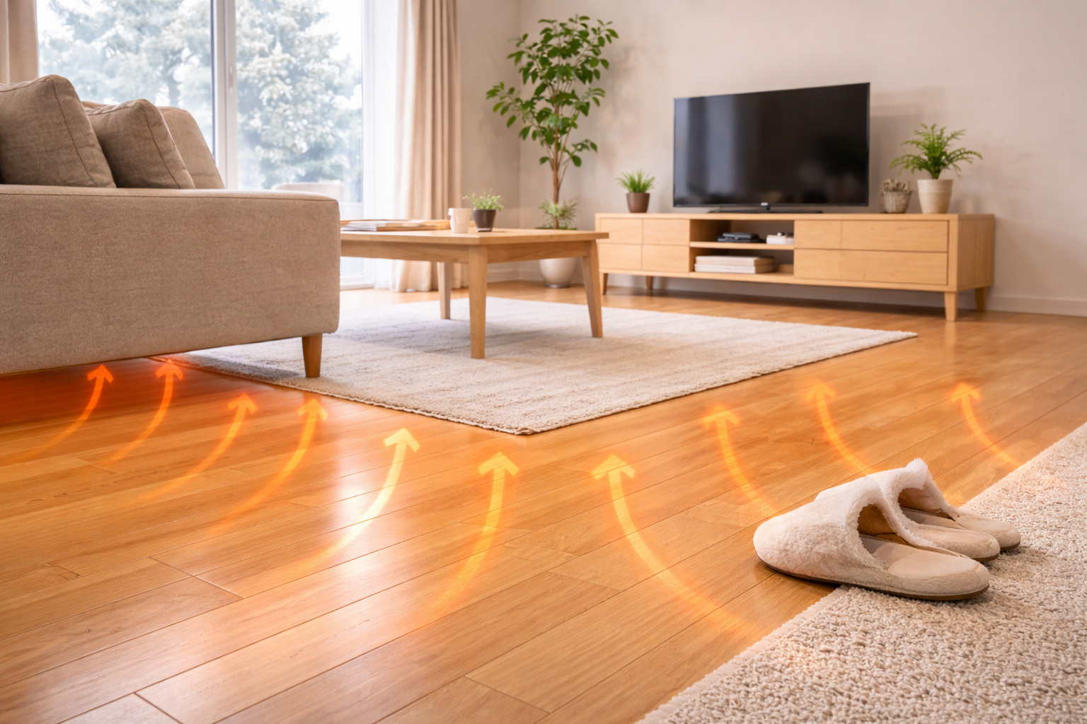 床暖房のメリット・デメリットの画像