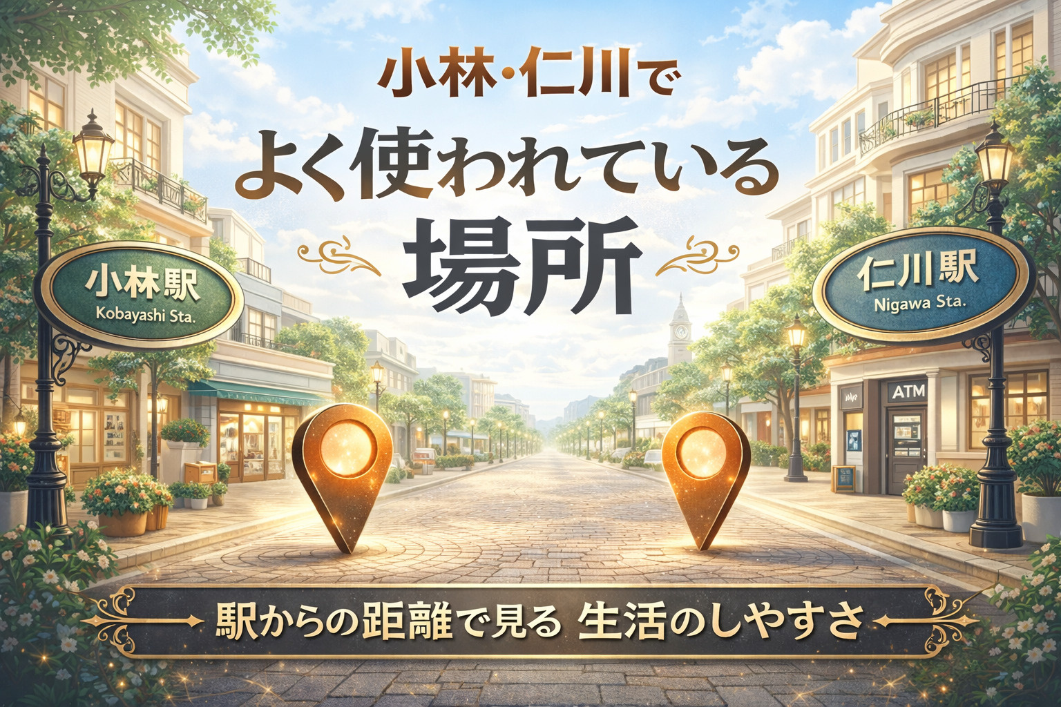 小林・仁川で、よく使われている場所はどこ？の画像