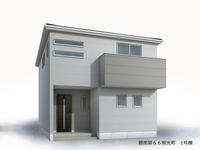 碧南市の新築一戸建て　照光町①号棟　外観パース