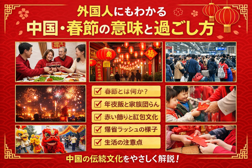 外国人にもわかる 中国・春節の意味と過ごし方の画像