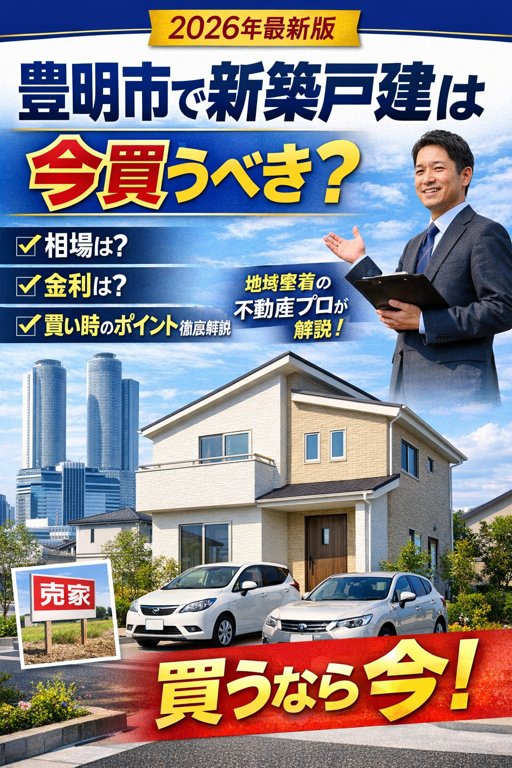 【2026年最新版】豊明市で新築戸建は今買うべき?相場・金利・買い時を地域専門の不動産プロが徹底解説の画像