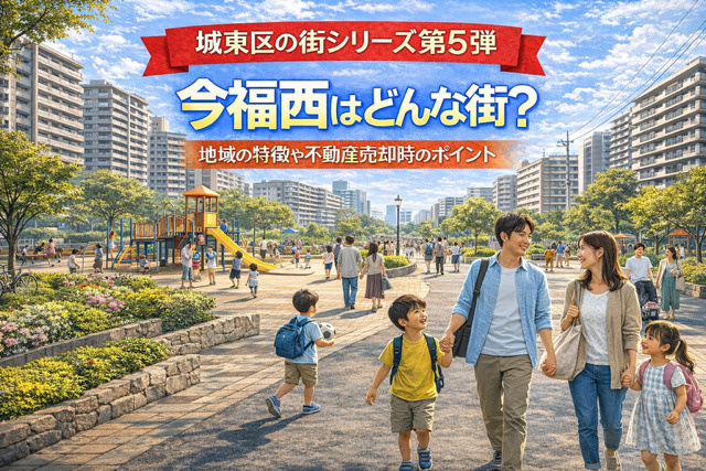 大阪市城東区今福西はどんな街?地域の特徴や不動産売却時のポイントも解説の画像