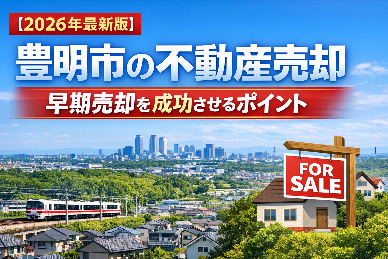 【2026年最新版】豊明市の不動産売却｜早期売却を成功させるポイント完全解説の画像