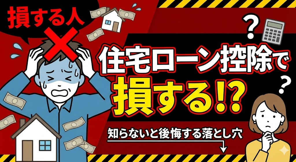住宅ローン控除で損する人はどんな人？共通点や注意点を解説の画像