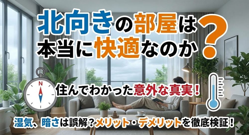 北向きの部屋は本当に快適なのか？メリットや選び方も解説の画像