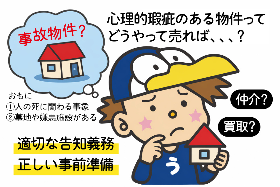 心理的瑕疵がある物件の売却方法は？告知や価格設定の工夫も紹介の画像