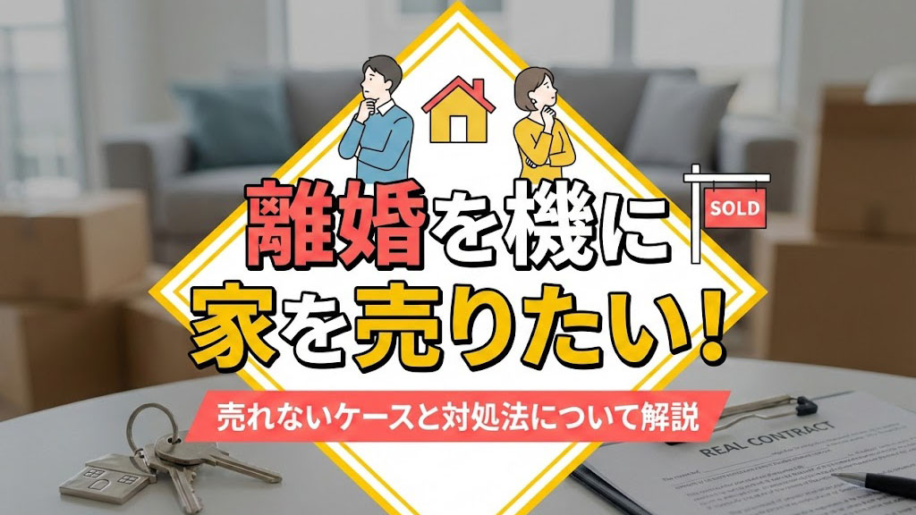 離婚を機に家を売りたい！売れないケースと対処法について解説の画像