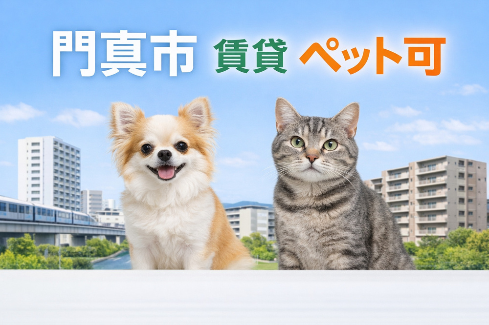門真市でペット可の賃貸を探すなら？家賃相場・おすすめエリア・失敗しない物件選びを徹底解説の画像