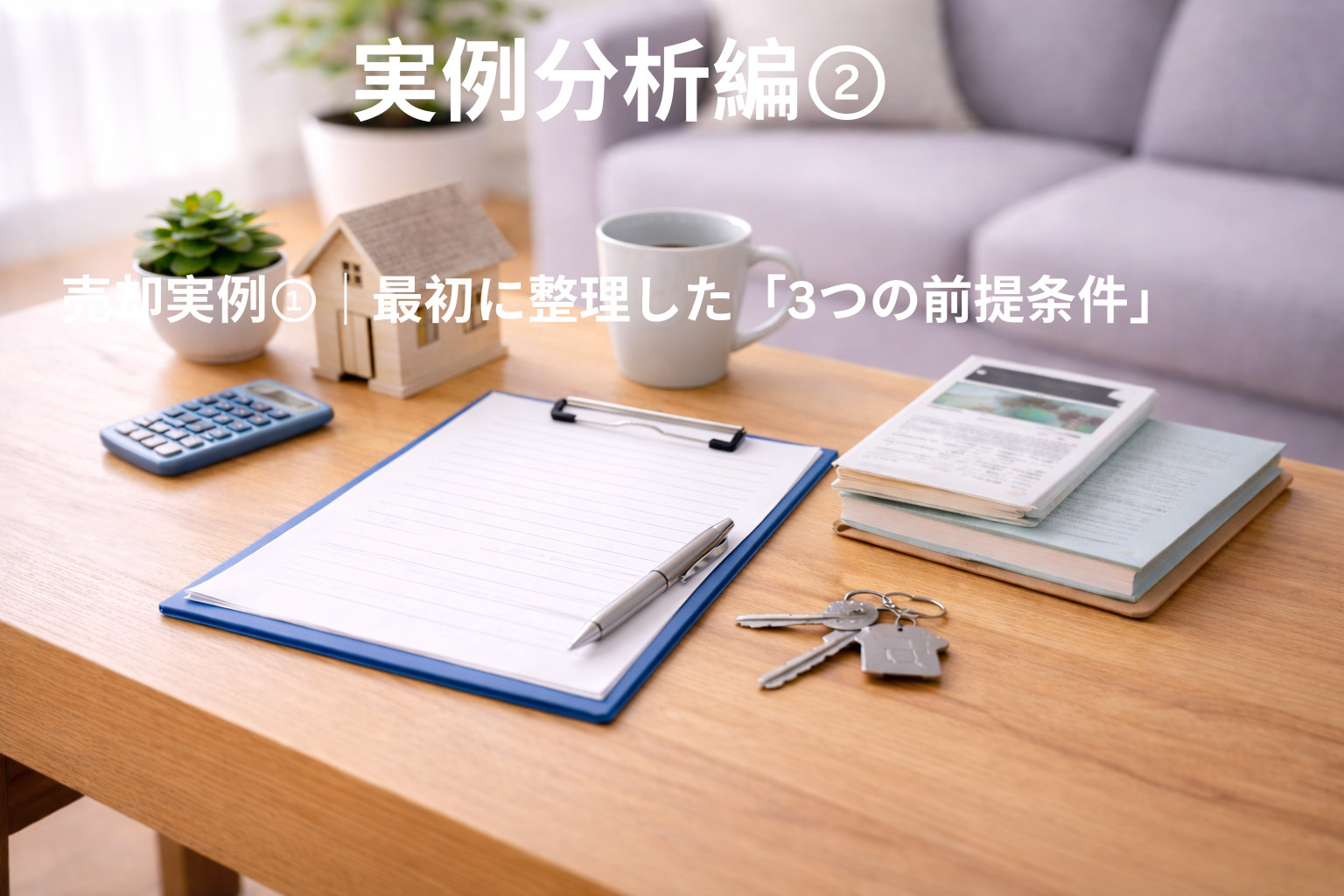 売却実例①｜最初に整理した「3つの前提条件」の画像