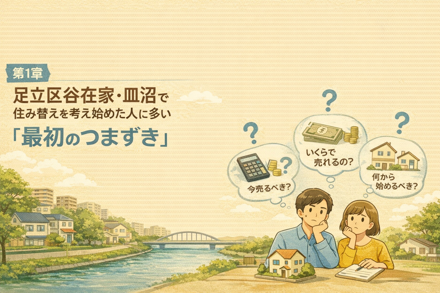 足立区谷在家・皿沼で住み替えを考え始めたときに最初に直面する「売却の迷い」と正しい判断軸の画像