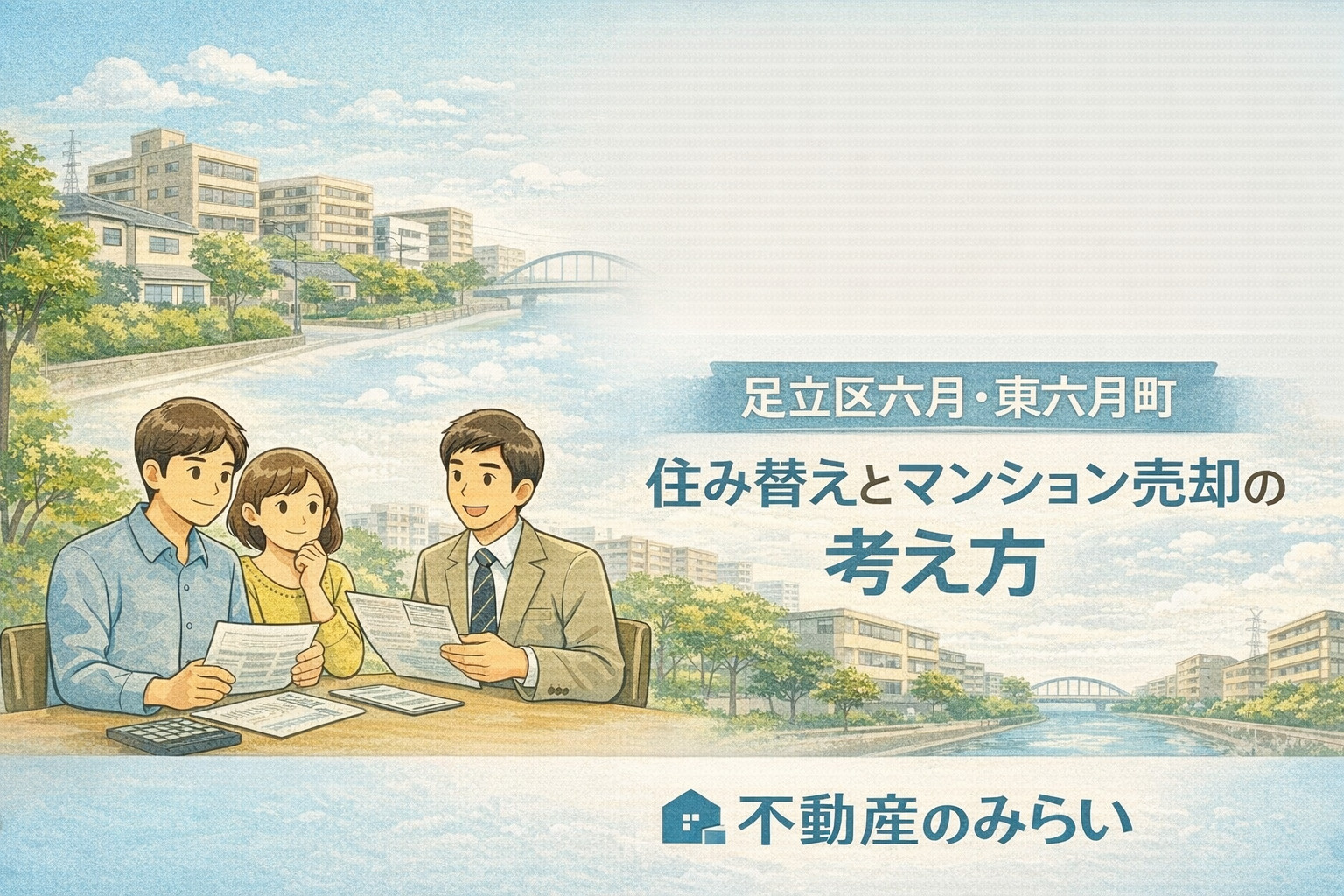 足立区六月・東六月町で住み替えを考えたときに増えている「マンション売却と生活再設計」のリアルな判断ポイントの画像