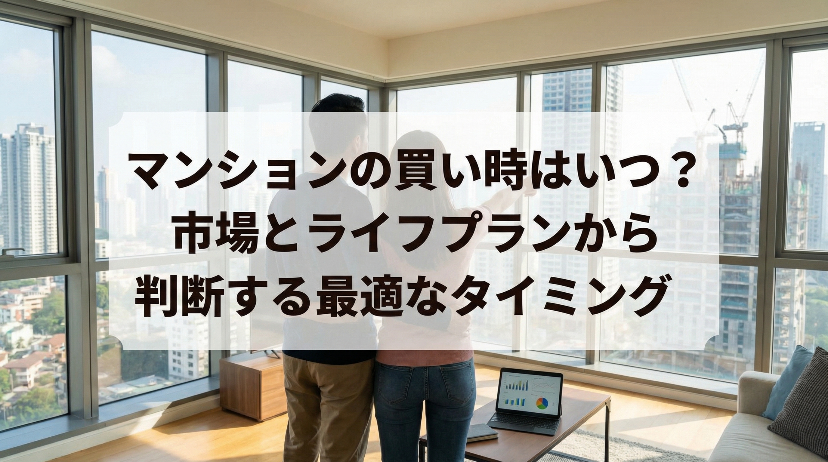 マンションの買い時はいつ？市場とライフプランから判断する最適なタイミングの画像